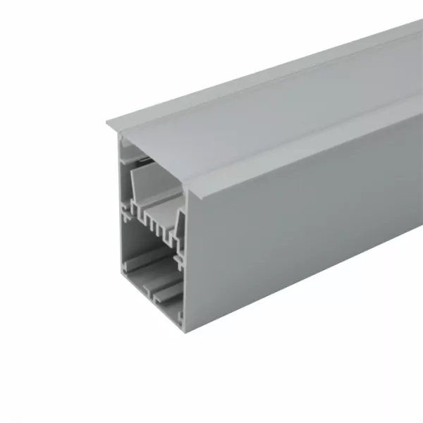 Aluminum Luminaire Profile Click UP 68x75mm anodized for LED Strips